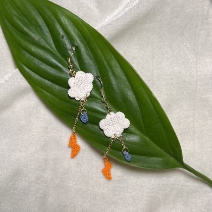 Rain and Cloud Earrings