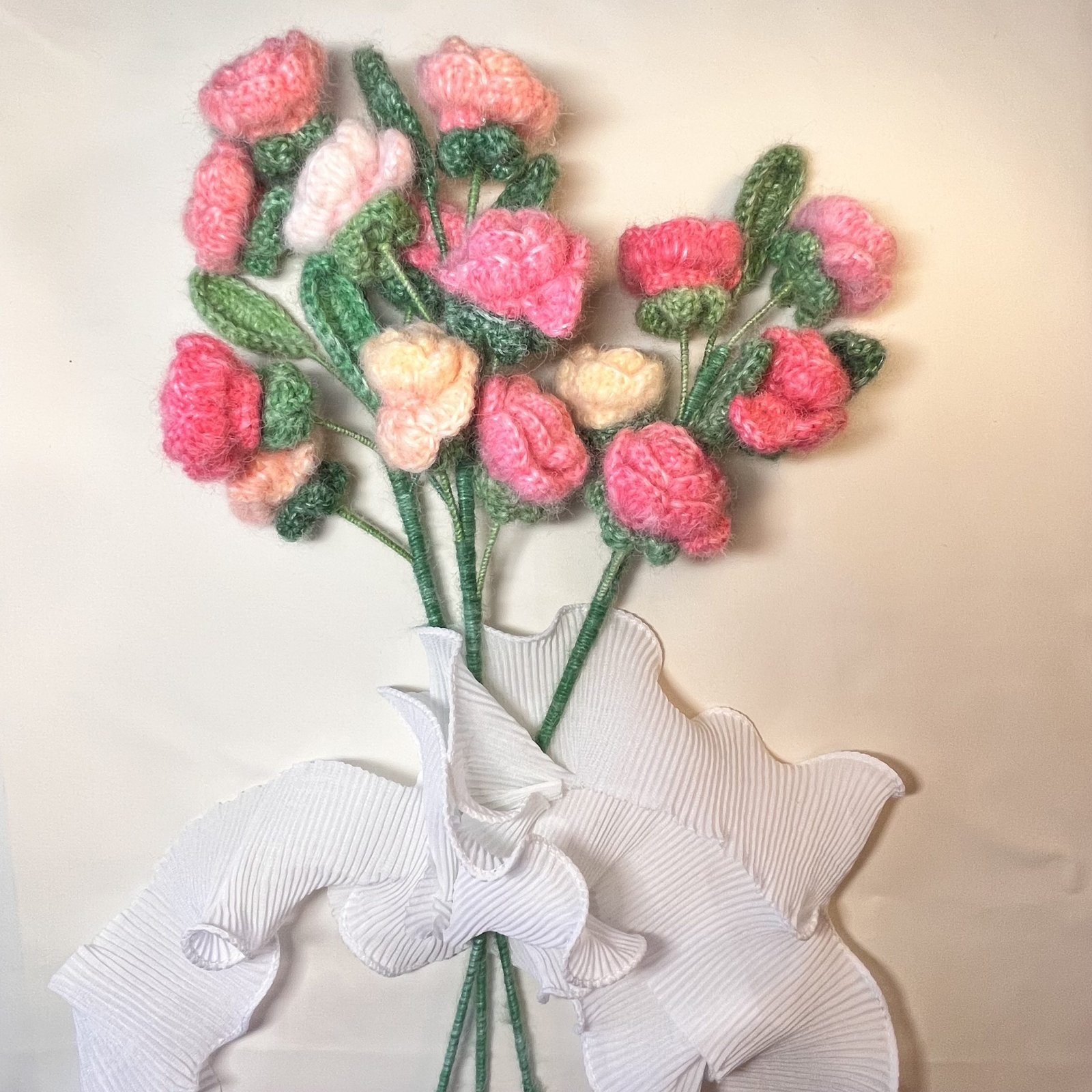 Crochet rose bouquet (Multiple Flowers)