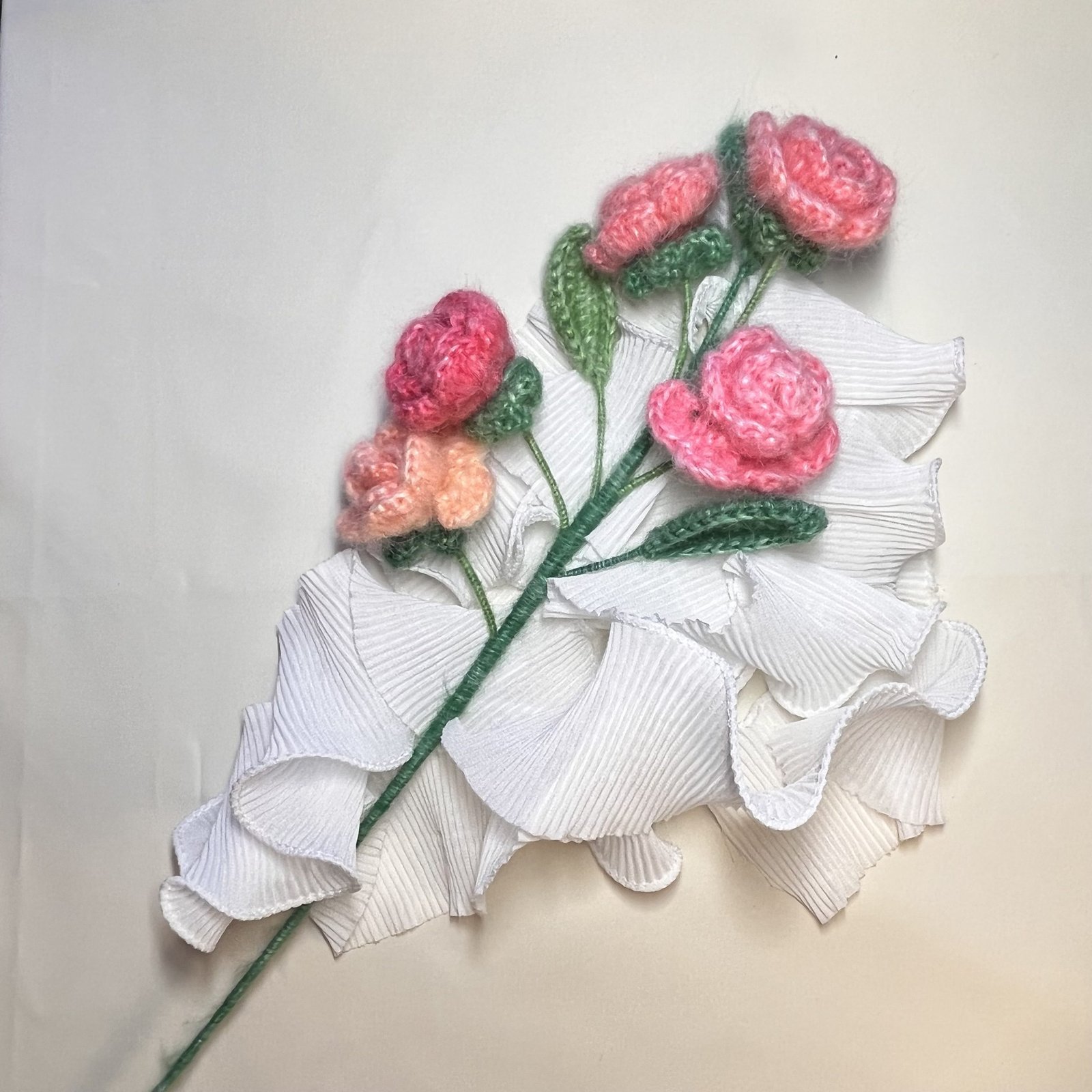Crochet rose bouquet (Multiple Flowers) - Image 2