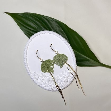 Monstera Earrings