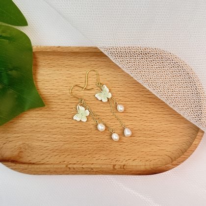 Butterfly Earrings(Green)