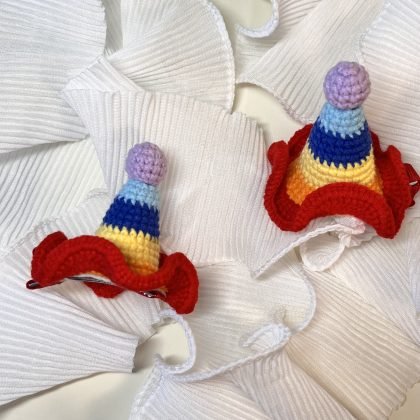 Rainbow Cap Hair Clip
