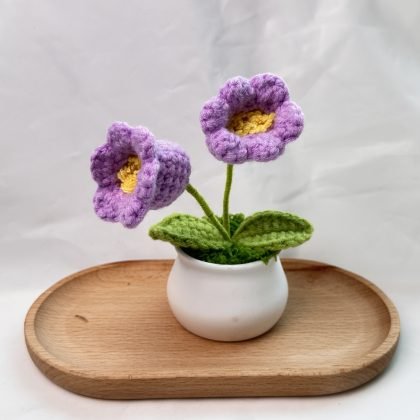 Bell Flowers(Purple) Pot
