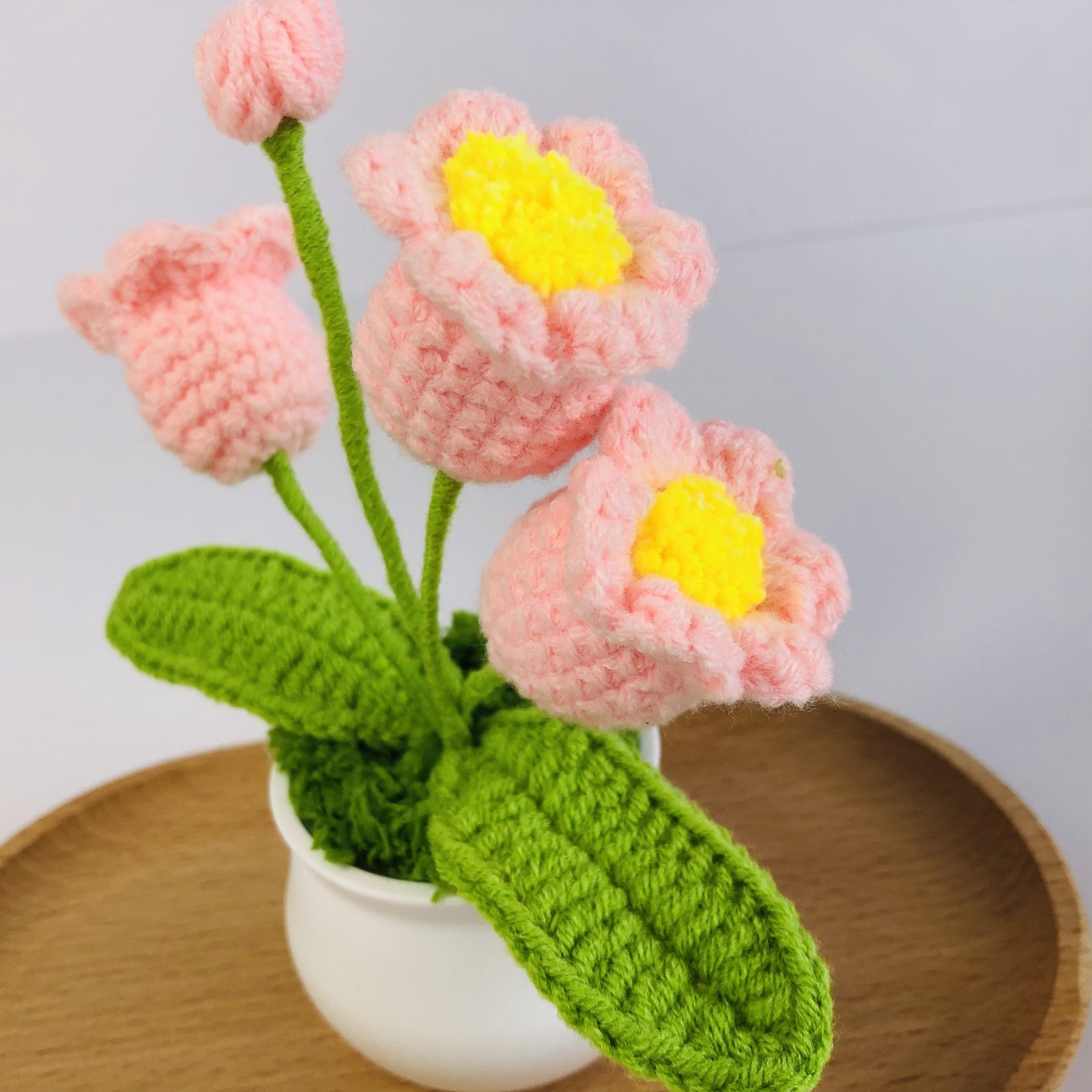 Bell Flowers(Pink) Pot - Image 2