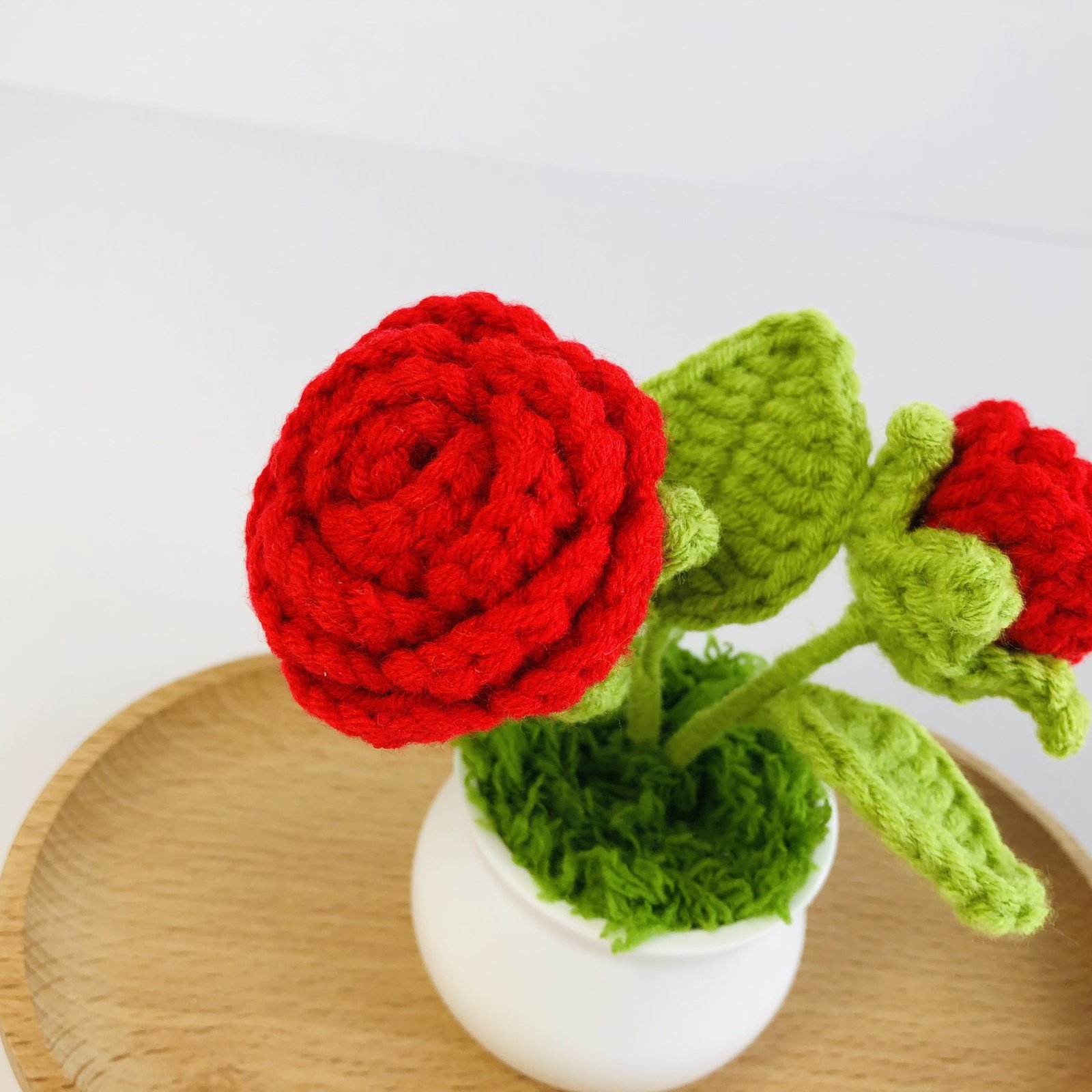 Red Rose Plant Pot - Image 2