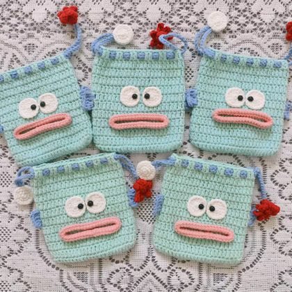 Ugly Fish Drawstring Bag